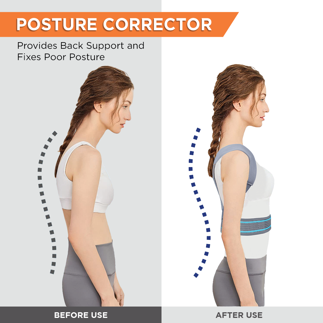 Adjustable Back Posture Corrector/ Slouching Relieve Pain Belt Women Men